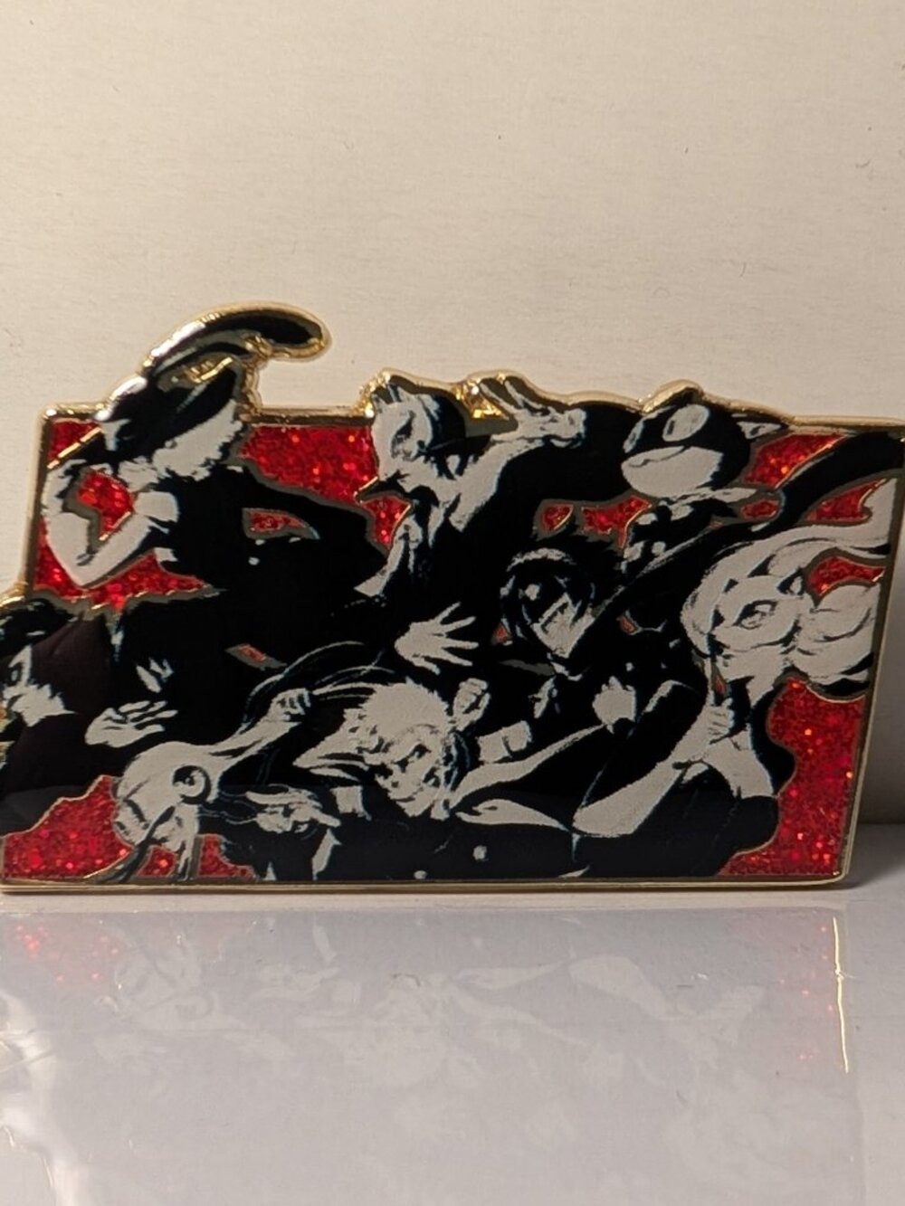 Persona 5 Black And White Enamel Pin The Phantom Thieves Part 2 Blind Bag Badge